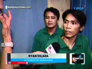 Saksi: Suspek sa panloloob sa isang bahay sa Mandaluyong, arestado