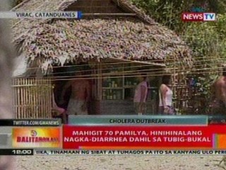 BT: Mahigit 70 pamilya sa Catanduanes, naka-diarrhea dahil sa tubig sa bukal