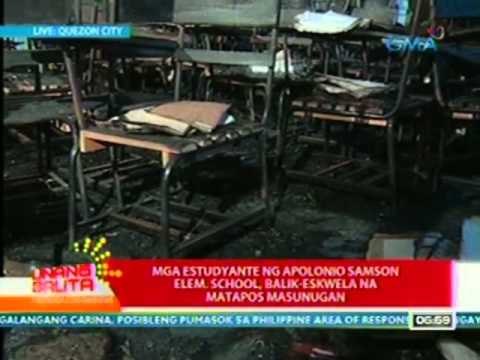 UB: Mga estudyante ng Apolonio Samson Elem. School, balik-eskwela na matapos masunugan