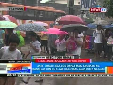 NTG: Epekto ng decentralization ng announcement ng kawalan ng klase