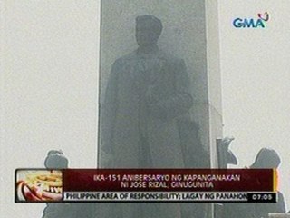 24 Oras: Ika-151 anibersaryo ng kapanganakan ni Jose Rizal, ginugunita