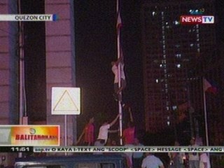 BT: Lalaking aminadong gumamit ng droga sa QC, umakyat sa flagpole