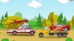 Lehrreicher Zeichentrickfilm Das Polizeiautos Cartoon für Kinder in Deutsch