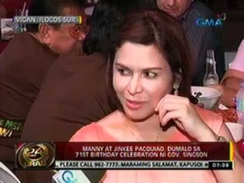 24oras: Manny at Jinkee Pacquiao, dumalo sa 71st birthday celebration ni Gov. Singson