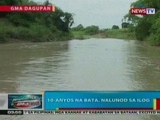 Download Video: BP: 10-anyos na bata sa Dagupan, nalunod sa ilog