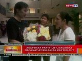 BT: Akap Bata party-list, nagbigay ng sulat at bulaklak kay Dolphy