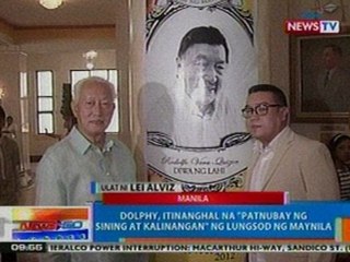 NTG: Dolphy, itinanghal na 'Patnubay ng Sining at Kalinangan' ng lungsod ng Maynila