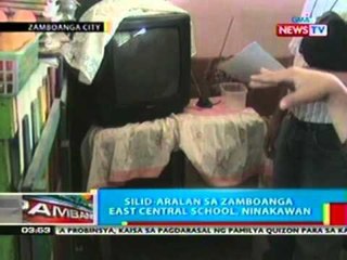 BP: Silid-aralan sa Zamboanga East Central school, ninakawan
