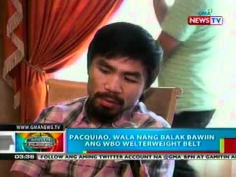 BP: WBO Judges: Wagi si Pacquiao laban kay Bradley; Pacman, natuwa rito