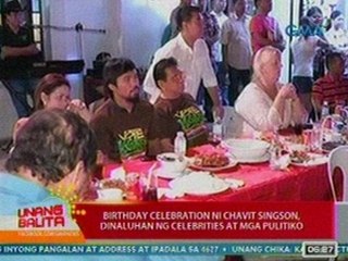 UB: Birthday celebration ni Gov. Chavit Singson, dinaluhan ng celebrities at mga pulitiko