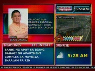 DB: Grupo ng gun dealers, pabor na gawing Anti-Crime Czar si Sen. Lacson