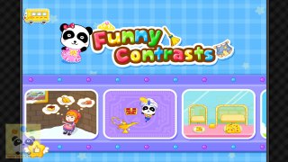 Kids Learn Fun Antonyms & Contrast Words By Baby Panda ♫ App Game For Kid By Baby Baby Channel