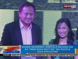 NTG: Howie Severino, kinilala bilang isa sa 'Men Who Matter' ng People Asia Magazine