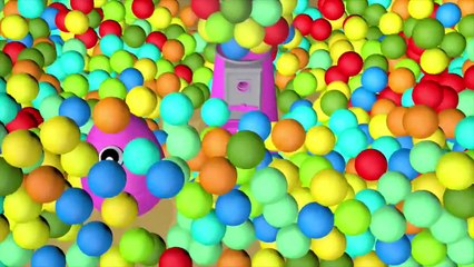 Learn Colors Teeth Brush 3D   Teach Colours Compilation Baby Kids Video by Animated Surpri