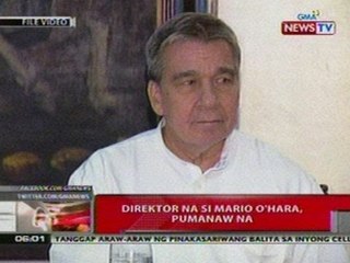 QRT: Direktor na si Mario O'Hara, pumanaw na
