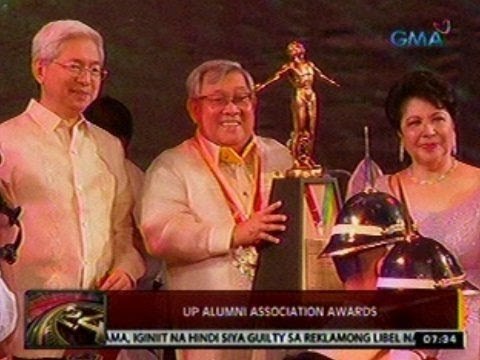 24 Oras: Atty. Felipe Gozon, kabilang sa 2012 UP Alumni Association Lifetime Achievement Awardees