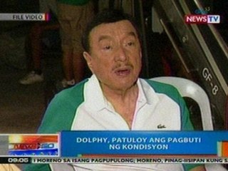 NTG: Dolphy, patuloy ang pagbuti ng kondisyon