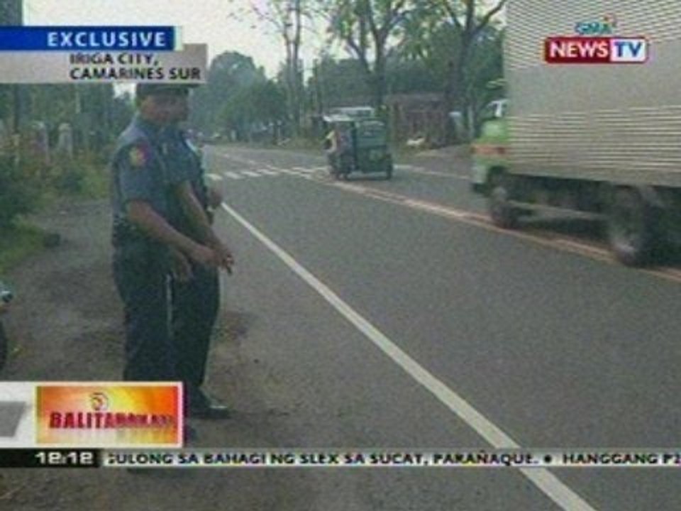 BT: Crossing ng tren sa Camarines Sur, mahigpit na binabantayan