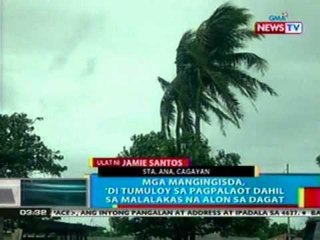BP: Mga mangingisda, 'di tumuloy sa pagpalaot dahil sa malalakas na alon sa dagat
