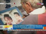 NTG: Ama ng binatilyong nasawi matapos tamaan ng kidlat, labis ang hinagpis