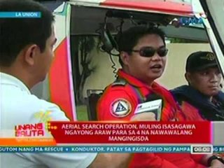 UB: Aerial search operation, muling isasagawa ngayong araw para sa 4 na nawawalang mangingisda