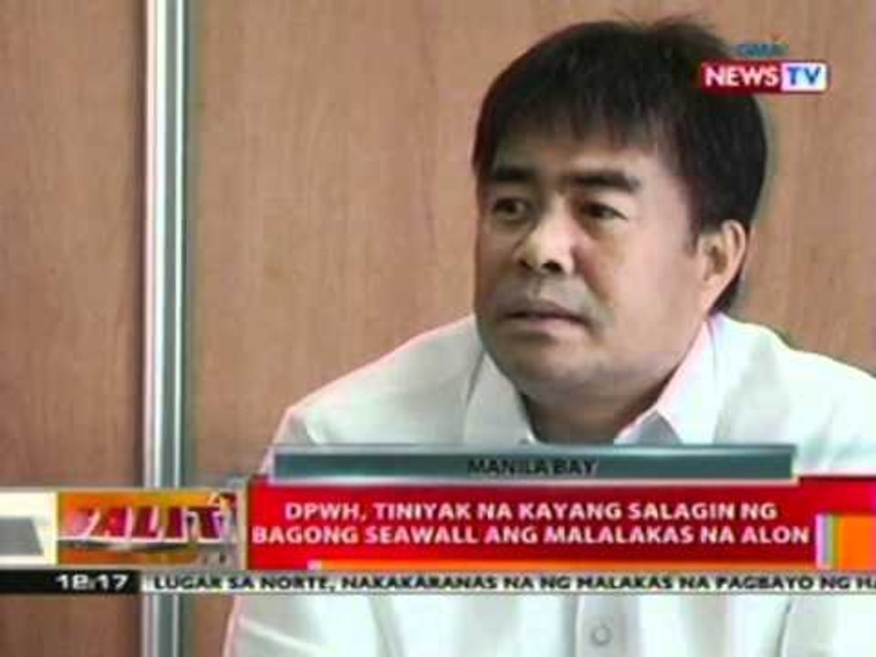 BT: Storm surge dulot ng bagyong Pedring, sinira ang seawall ng Manila bay, noong isang taon