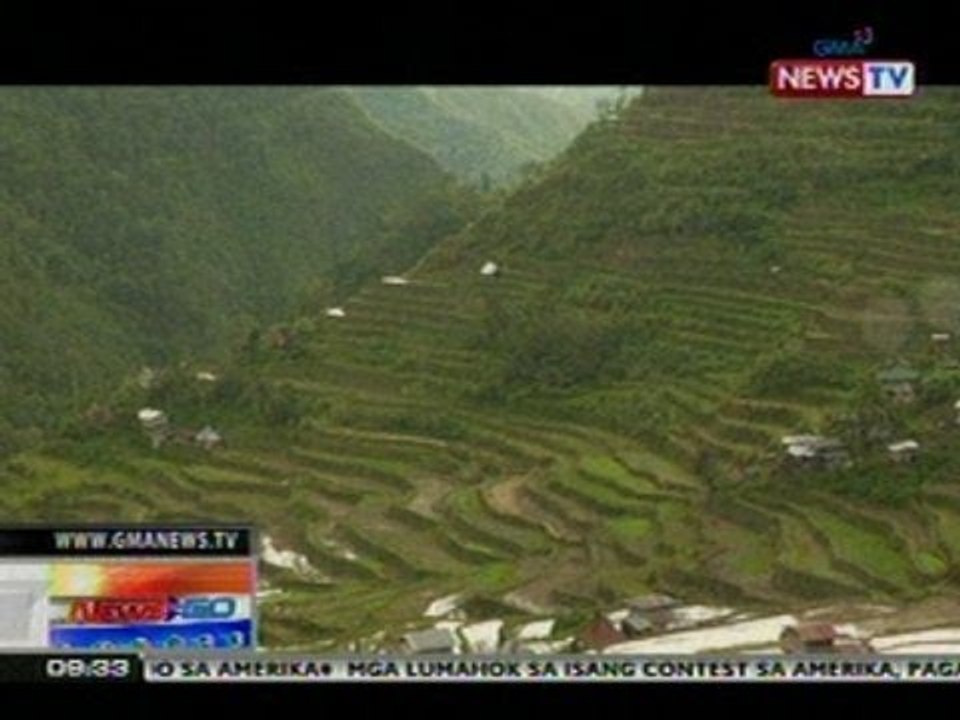 NTG: Rice Terraces sa Cordillera, tinanggal na sa listahan ng mga nanganganib na world heritage site