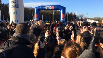Denis Brogniart au Cross Ouest-France