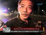 24oras: Binatilyo, patay matapos mabundol ng bus