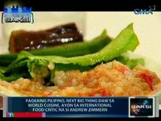 Saksi: Pagkaing Pinoy, next big thing daw sa world cuisine