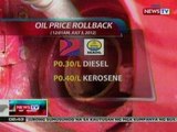 NTL: Oil price rollback ng Petron at Seaoil (July 2, 2012)