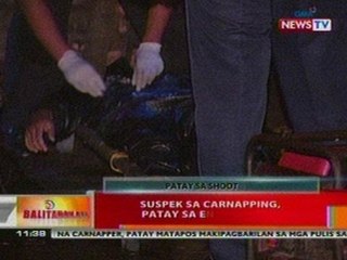 Download Video: BT: Suspek sa carnapping, patay sa engkwentro sa Cavite