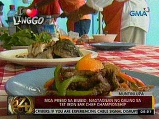 24ORAS: Mga preso sa bilibid, nagtagisan ng galing sa 1st Iron bar Chef Championship