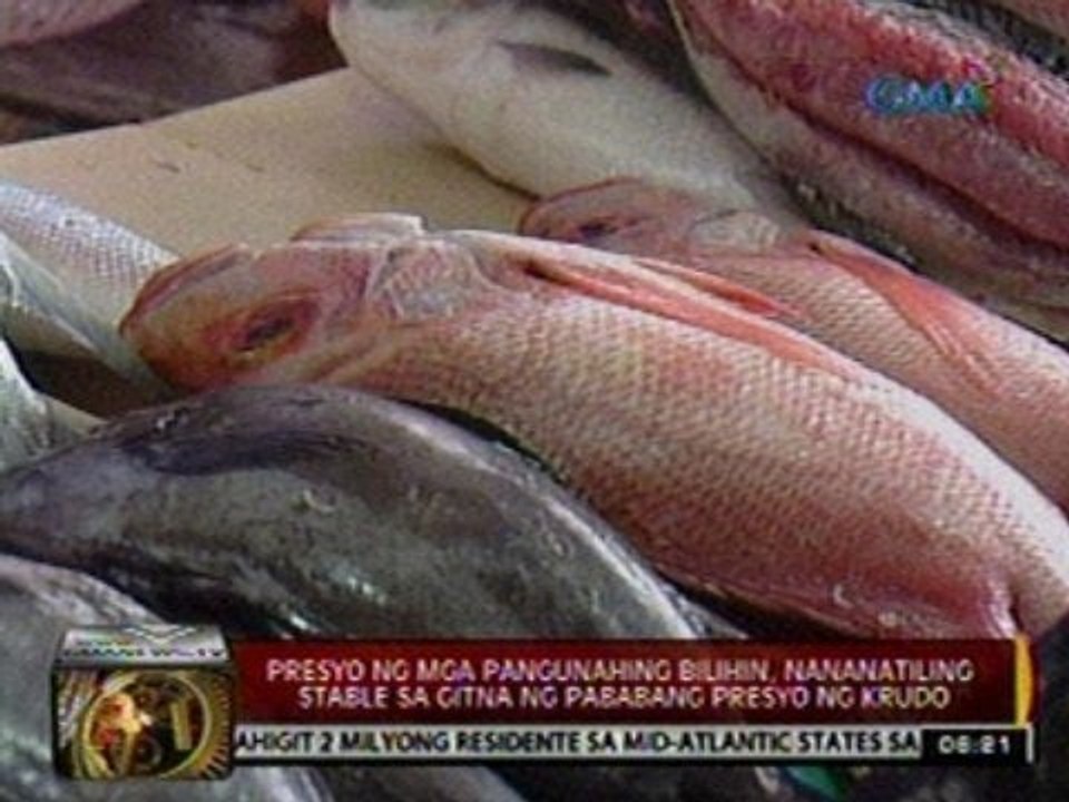 24ORAS: Presyo ng pangunahing bilihin, nananatiling stable sa gitna ng pababang presyo ng krudo