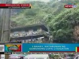 BP: 3 bahay sa Benguet, natabunan ng gumuhong lupa