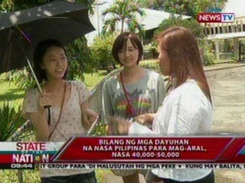 SONA: Bilang ng mga dayuhan na nasa Pilipinas para mag-aral, nasa 40,000-50,000