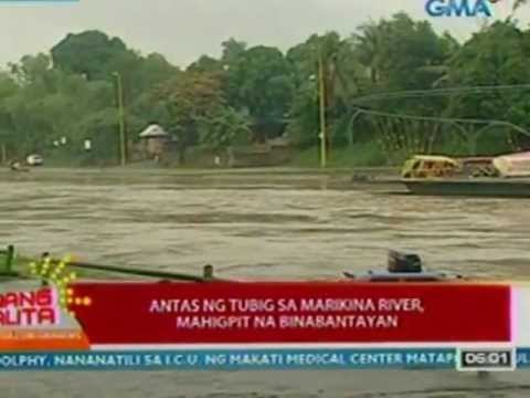 UB: Antas ng tubig sa Marikina river, mahigpit na binabantayan