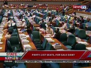 SONA: Party-list seats, for sale daw?