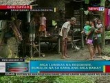 BP: Mga lumikas na residente sa Davao Oriental, bumalik na sa mga bahay