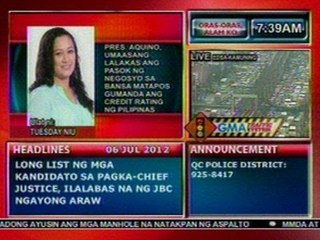 DB: PNoy, umaasang lalakas ang pasok ng negosyo sa bansa matapos ang gumandang credit rating