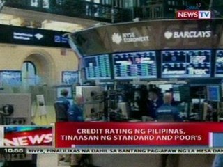 NTL: Credit rating ng Pilipinas, tinaasan ng Standard and Poor's