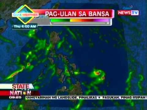 SONA: Pag-ulan sa bansa, magpapatuloy hanggang Biyernes lalo sa hapon o gabi