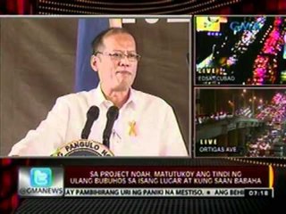 Sa project Noah, matutukoy ang tindi ng ulang bubuhos sa isang lugar at kung saan babaha