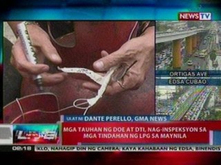 NTL: Mga tauhan ng DOE at DTI, nag-inspeksyon sa mga tindahan ng LPG sa Maynila