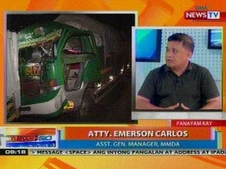 NTG: Panayam ng News to Go kay MMDA Asst. Gen. Manager Atty. Emerson Carlos