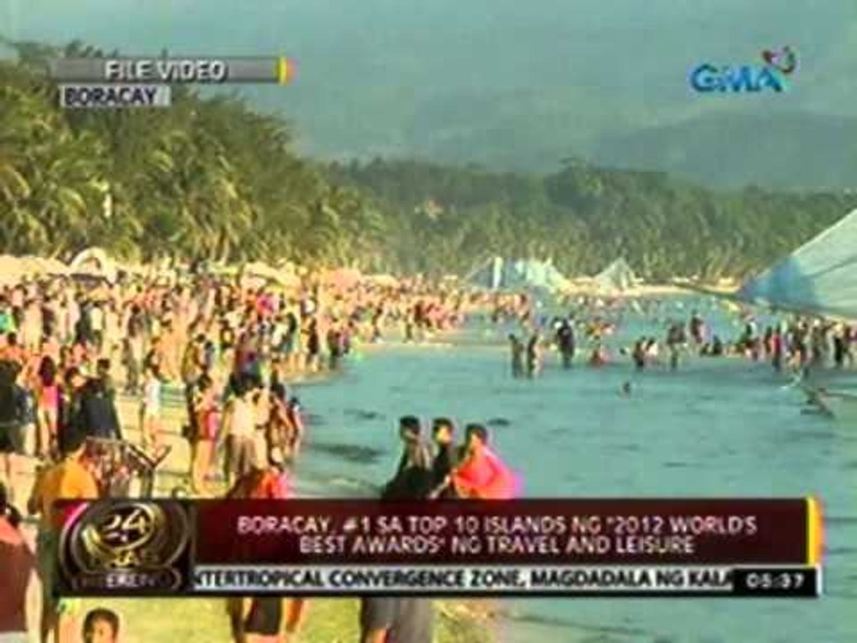 24oras: Boracay #1 sa top 10 islands ng '2012 World's Best Awards' ng travel and leisure