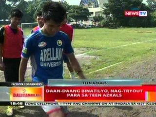 BT: Daan-daang binatilyo, nag-tryout para sa teen azkals