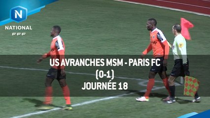 J18 : US Avranches MSM - Paris FC (0-1), le résumé