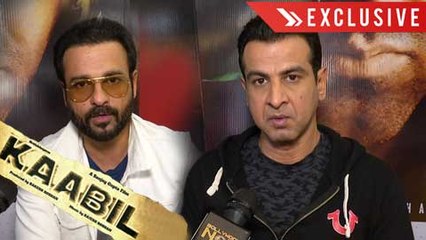 Kaabil EXCLUSIVE Interview  Rohit Roy & Ronit Roy Play Villain  First Film Together