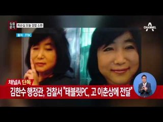 최순실 오늘 오후 검찰 소환… 어디까지 조사가능?